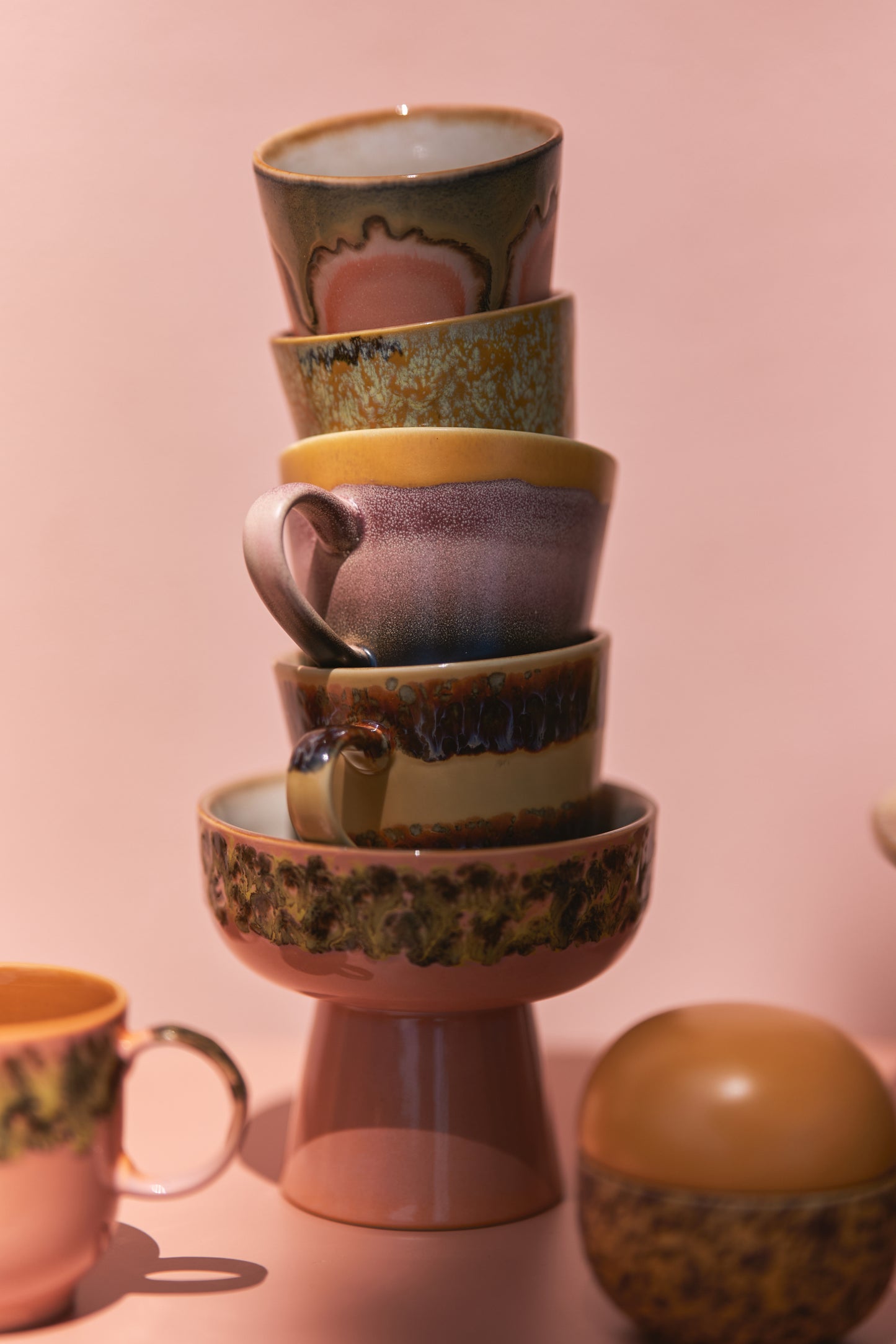 Cappuccino mug | 70s ceramics