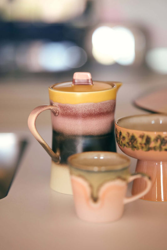 Tea pot Sunset | 70's ceramics