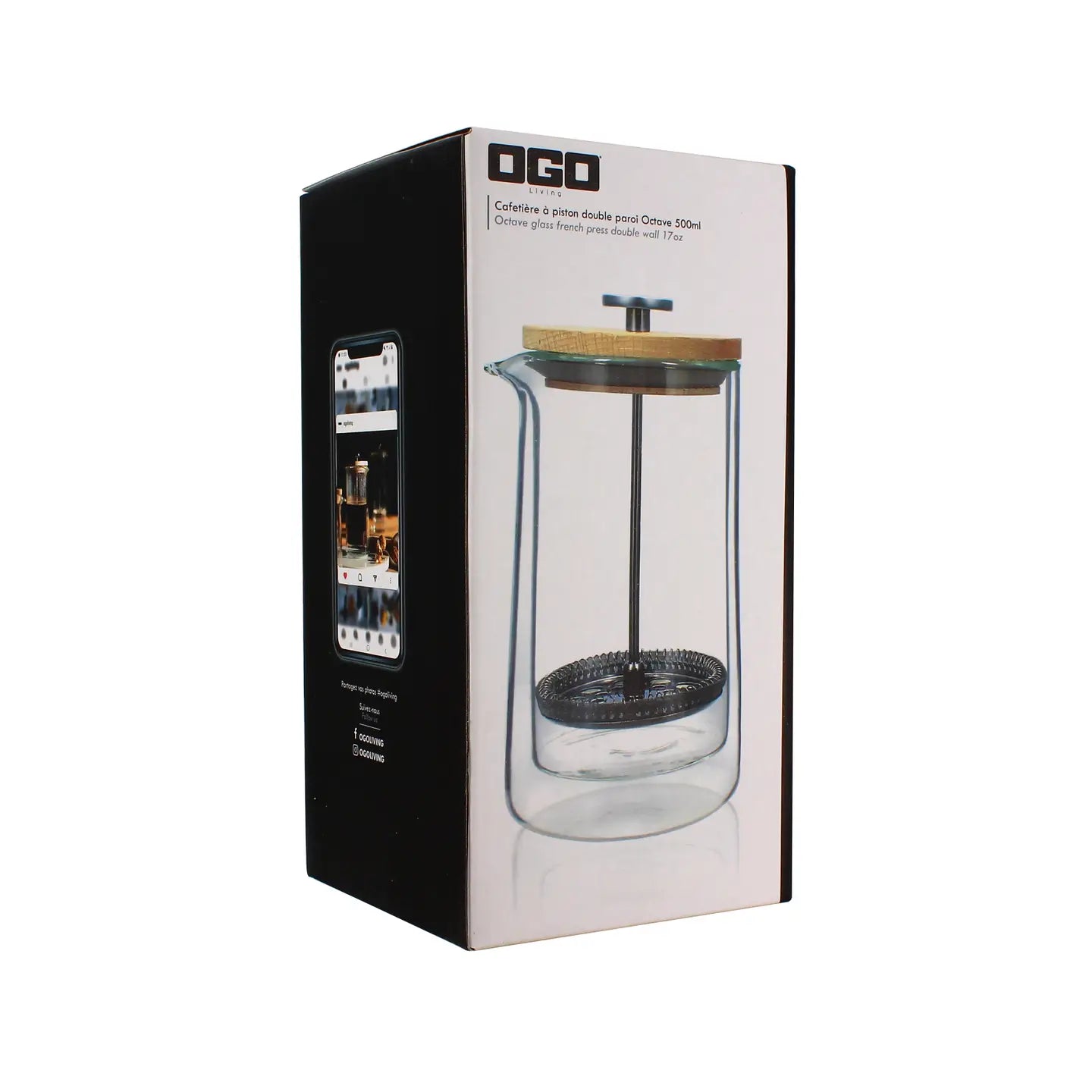 Cafetière à piston 800ml