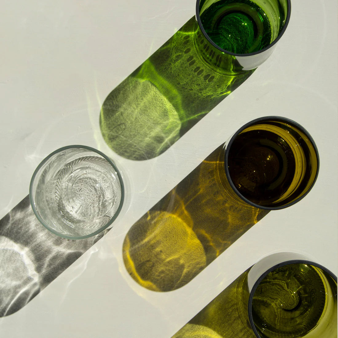 Verres Q DE BOUTEILLES - short drink flat - Pack de 2 - Maison Sakura