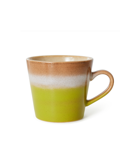 Cappuccino mug | 70s ceramics