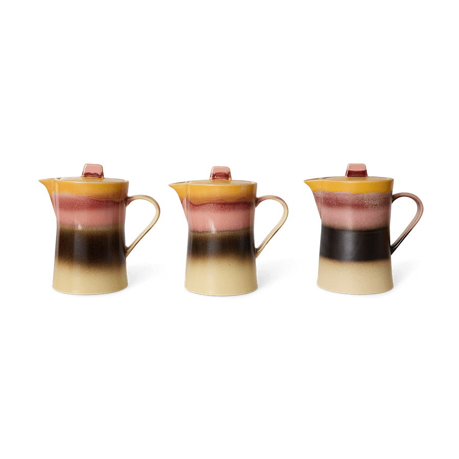 Tea pot Sunset | 70's ceramics