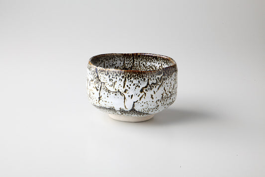 Bol à thé matcha - White tenmoku 500ml