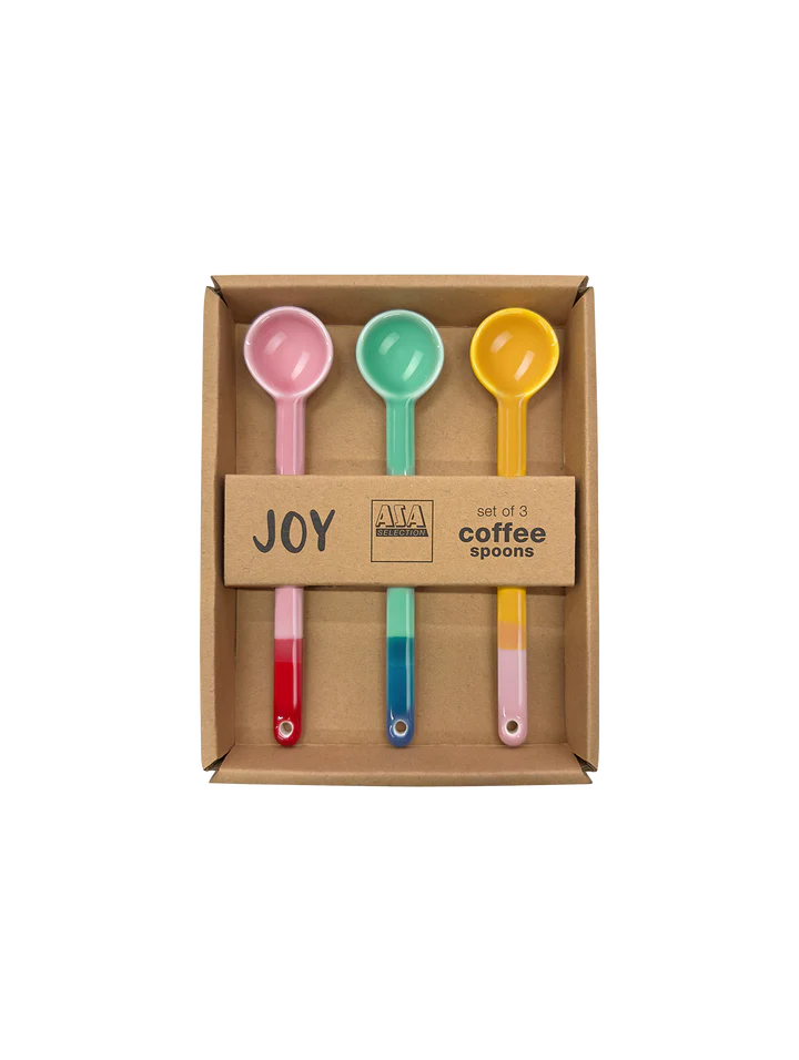 Joy | set de 3 cuillères à café - Maison Sakura