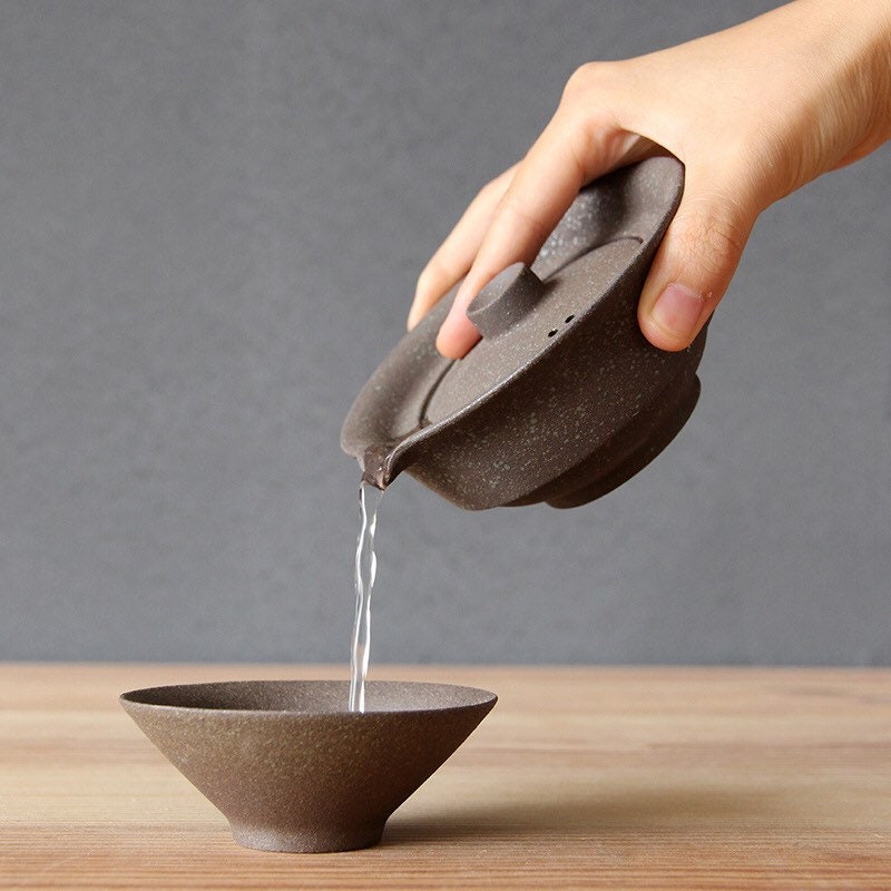 Ensemble de thé Gaiwan en céramique