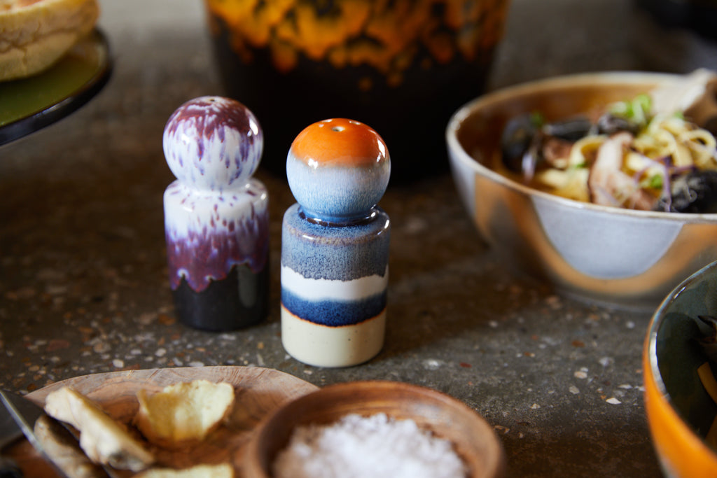 Salière et poivrière Stargaze | 70s ceramics