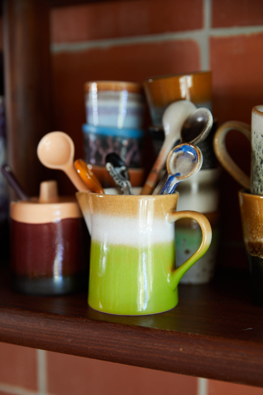 Cuillères L (set de 4) Breeze | 70s ceramics