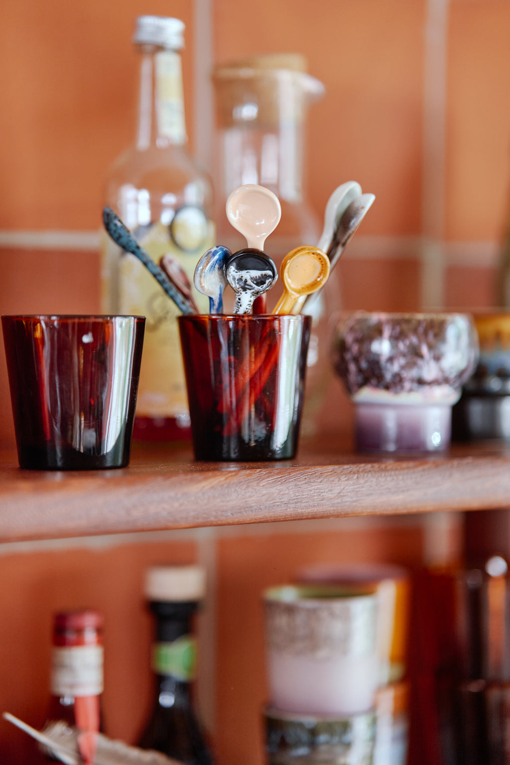 Cuillères M (set de 4) Force | 70s ceramics
