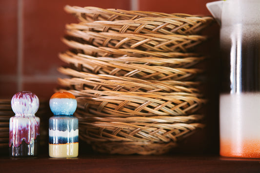 Salière et poivrière Stargaze | 70s ceramics