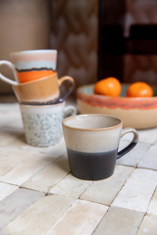 Cappuccino mug | 70s ceramics