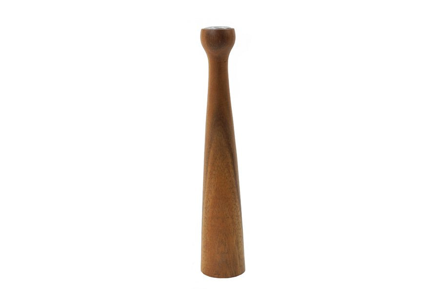 Chandelier long en bois d’acacia naturel