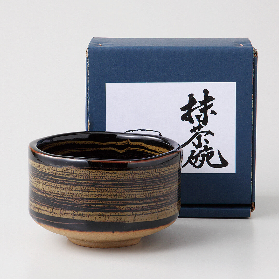 Bol à thé matcha - Black glazed 450ml