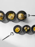 Set de 3 bols apéritifs | Black Iron