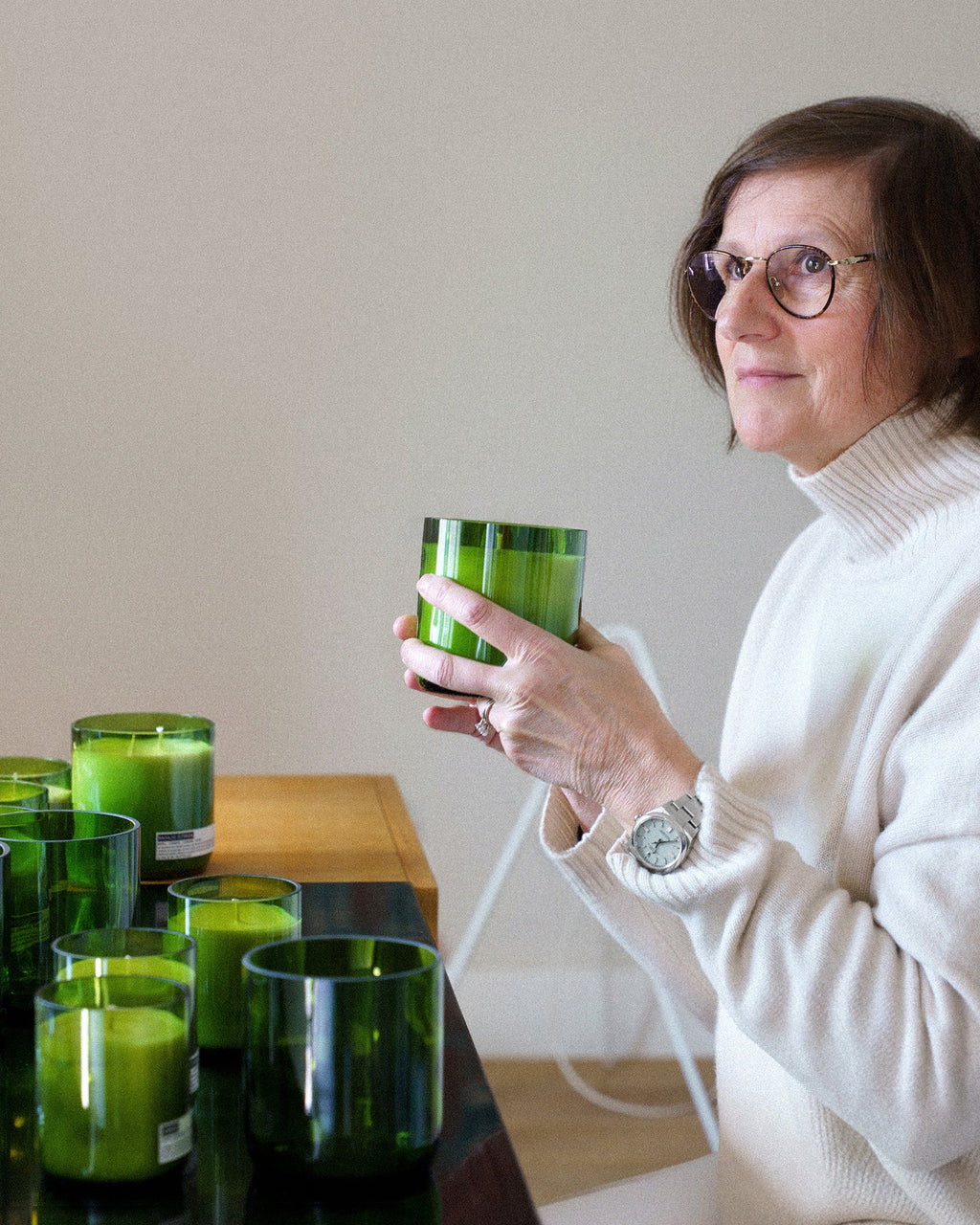 Bougie parfumée "Feu de bois" | QDB éditions