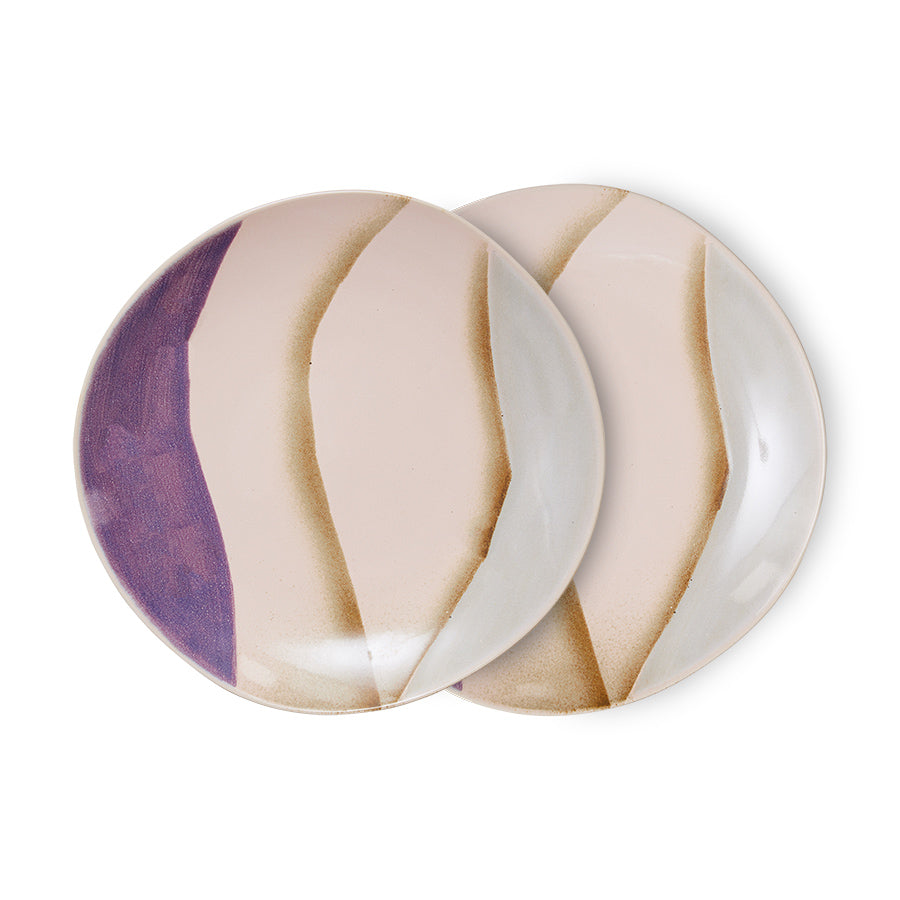Assiette à entrée | 70s ceramics