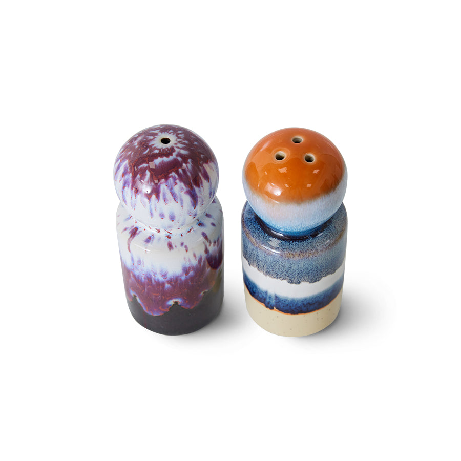 Salière et poivrière Stargaze | 70s ceramics
