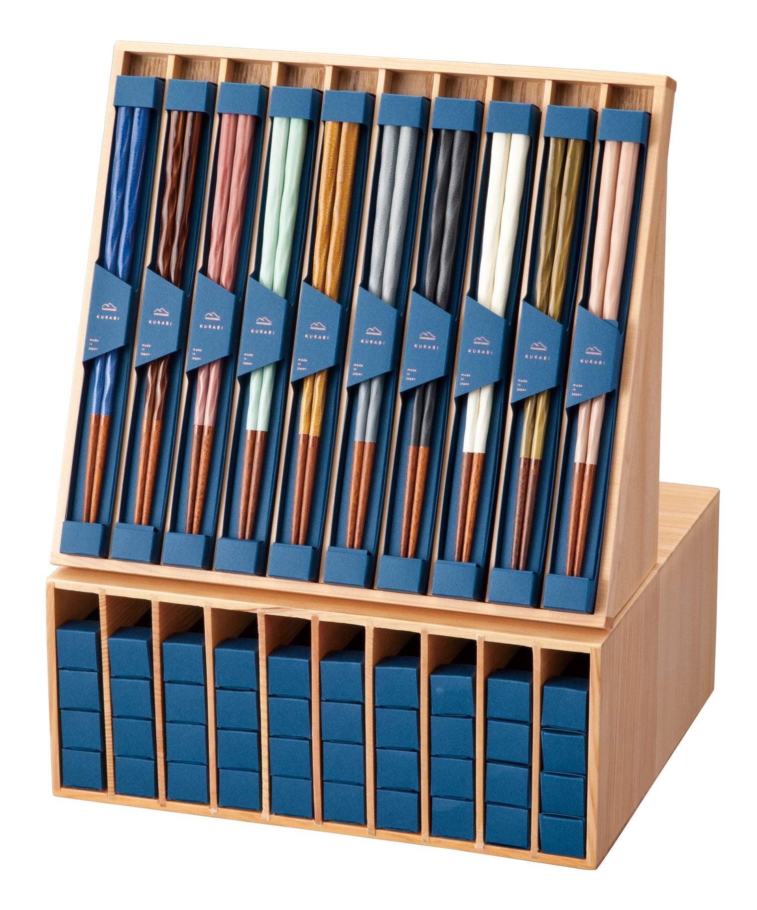 Paire de baguettes laquées | Kurabi