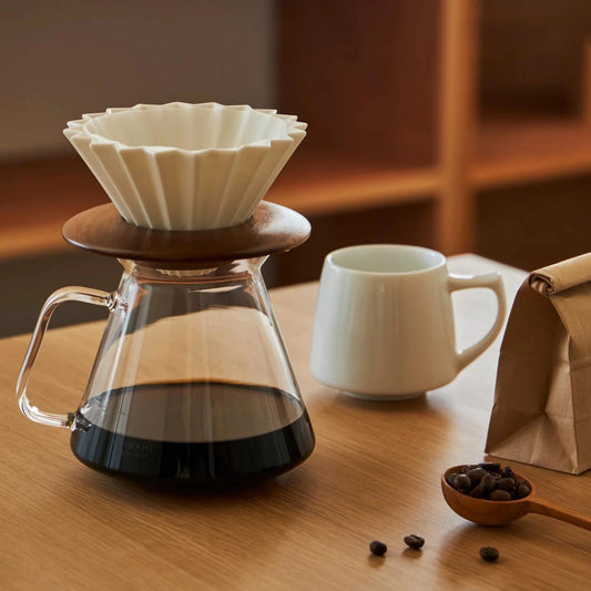 Serveur à café en verre | ORIGAMI x HARIO